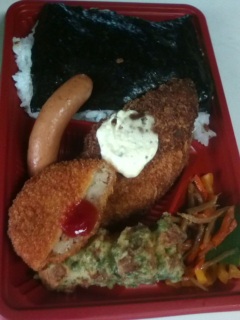 白身フライのり弁当
