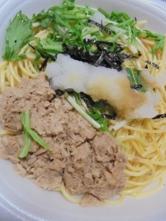 ツナと大根おろしのスパゲティ